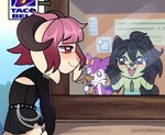 Rating: s
ID: 5591918
Date: 2025-05-23 00:02:09 -0400
Status: active
Score: 10
against_surface al-uzzah angry_eyebrows anthro belt beverage beverage_can big_ears biped black_belt black_body black_bottomwear black_clothing black_ears black_fur black_hair black_legs black_nose black_shirt black_skirt black_tail black_topwear blue_tail_tip bodily_fluids bottomwear bovid bow_ribbon braixen brand_name branding bridge_piercing brown_horn building canid canine caprine chain_accessory cheek_tuft chest_tuft clothing curled_horn day dipstick_arms dipstick_tail ear_piercing ear_ring ear_tuft eyebrows eyelashes eyeliner eyeshadow facial_piercing facial_tuft female femboy fennec_fox floppy_ears fluffy fluffy_tail fox fur generation_6_pokemon gir_(invader_zim) girda_skunk glass_window gloves_(marking) goat green_body green_eyes green_eyeshadow group hair head_tuft hi_res highlights_(coloring) horn inner_ear_fluff invader_zim kaylemeart krusty_krab light makeup male mammal markings menu_board mug_root_beer neck_tuft nickelodeon nino_(nin10dope) nintendo nose_piercing nose_ring on_glass open_mouth open_smile outside piercing pink_hair pokemon pokemon_(species) ponytail public purple_body purple_ears purple_fur purple_tail raised_eyebrows red_eyes red_hair ring_piercing root_beer septum_piercing septum_ring shaded sheep shiny_pokemon shirt sign_graphic signature skirt sky slim smile soda spit-take spitting_drink studded_belt studs sunlight surprised_eyes sweat sweatdrop tail tail_markings tan_body tan_fur teeth_showing topwear trash_bag trio true_fox tuft wall_(structure) white_arms white_body white_fur window wood wood_wall workplace zipper_jumpsuit post #5591918