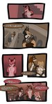 1:2 2017 anthro biped breasts canid collar comic daisy_(tatsuchan18) detailed_background dialogue english_text female fenrir_(tatsuchan18) fur group hair hi_res lagomorph leporid male mammal open_mouth rabbit sitting spade_(tatsuchan18) spades_(suit) speech_bubble standing suit_symbol tatsuchan18 text