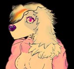 adolescent alien alpha_channel anthro big_ear canid-like clothing eyelashes female fur hair hair_over_eye inorganic kanushirian linzuru low_res metalic metallic_body metallic_fur metallic_hair natural_eyeshadow one_eye_obstructed pink_clothing pink_eyes pink_suit portrait pseudo_eyeshadow pseudo_hair purple_body purple_fur purple_nose semi_mammal shaylara shikakun solo striped_hair suit tenderalyz_(species) the_new_world_of_shikakuns white_hair young zethleth