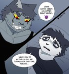 Rating: e
ID: 5551384
Date: 2025-05-05 18:08:11 -0400
Status: active
Score: 25
anthro bear bubble_text catkitte comic creepy_grin daddy_kink demon_emoji dialogue duo emoji english_text felid forced giant_panda grin hi_res imminent_rape incest_(lore) male male/male malicious mammal pantherine rape_face red_eyes sad scar sex smile suicidal suicidal_ideation text yellow_eyes post #5551384