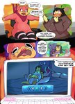 2023 anthro bdsm berto_(goopyarts) breasts clothed clothing comic consentacles dialogue digital_media_(artwork) english_text farigiraf female generation_1_pokemon generation_6_pokemon generation_9_pokemon genitals goopyarts gynomorph gynomorph_(lore) helioptile hi_res intersex josie_(goopyarts) jt_(goopyarts) leggings legwear malamar male male/female mostly_nude nintendo nude pink_body pokemon pokemon_(species) pussy sex slightly_chubby slowpoke tammy_(goopyarts) tentacles text thick_thighs thigh_highs wide_hips