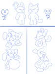 2_version_vore 3:4 absurd_res ahegao anthro blue_and_white domestic_cat duo felid feline felis female female/female hi_res lagomorph leporid looking_pleasured male male/female male/male mammal monochrome nikoransfw oral_vore rabbit vore willing_pred ych_(character)