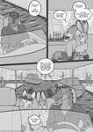 2020 anthro big_breasts boat breasts canid canine clothed clothing comic crocodile crocodilian crocodylid dialogue digital_media_(artwork) dipstick_ears disney ear_markings english_text eyewear female fox freckles_(artist) gloves_(marking) greyscale group huge_breasts judy_hopps lagomorph leporid male mammal markings monochrome multicolored_ears nick_wilde rabbit red_fox reptile scalie speech_bubble sunglasses text true_fox vehicle water watercraft zootopia