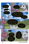 2:3 bastriw canid canine canis clothing comic dialogue domestic_dog english_text green_eyes hairless hairless_dog hi_res male mammal manu_(bastriw) nico_(bastriw) outside primitive_dog sky text url wolf xoloitzcuintli yellow_eyes