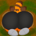 1:1 2021 3barts absurd_res anthro ass_up big_butt brown_body brown_fur butt butt_jiggle clothing detailed_background digital_media_(artwork) female footwear fur hi_res huge_butt jiggling kneeling mammal marine_the_raccoon multicolored_body multicolored_fur orange_body orange_fur outside procyonid raccoon rear_view sega shoes solo sonic_the_hedgehog_(series) thick_thighs wide_hips