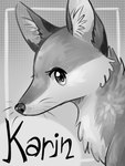 2019 3:4 ambiguous_gender anterior_nasal_aperture black_nose black_text canid canine cover cover_art digital_media_(artwork) english_text eyelashes feral flavia-elric fox fur greyscale hi_res inner_ear_fluff mammal monochrome pupils solo text tuft whiskers white_sclera