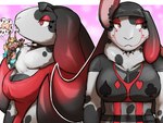 Rating: s
ID: 5539317
Date: 2025-04-30 10:31:06 -0400
Status: active
Score: 10
absurd_res alternative_fashion anthro aroused aroused_by_another benedetta_versus black_body black_fur black_hair blonde_hair bodily_fluids choker clothing dewlap_(anatomy) drooling duo ears_down ears_up felid feline female female/female fishnet_clothing fishnet_topwear fluffyyutyrannus fur goth hair hi_res irina_kozlova jewelry lagomorph leporid long_ears looking_at_another looking_at_partner lynx makeup mammal multicolored_body necklace pivoted_ears rabbit saliva spiked_choker spots suit_symbol the_art_class thought_bubble topwear white_body white_fur post #5539317