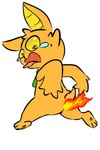 Rating: s
ID: 5358981
Date: 2025-02-08 05:34:28 -0500
Status: active
Score: -2
2:3 ambiguous_gender anthro bodily_fluids burning butt butt_on_fire fifybear fire fur hand_on_butt hi_res looking_at_butt looking_at_own_butt looking_back_at_self looking_down_at_butt looking_down_at_self mammal orange_body orange_fur pain rear_view scut_tail short_tail simple_background tail tears tongue tongue_out unknown_species yellow_sclera post #5358981