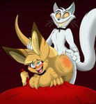 Rating: e
ID: 5561874
Date: 2025-05-10 08:29:45 -0400
Status: active
Score: 6
absurd_res anthro bed bed_sheet bedding blush bodily_fluids butt_slap collar domestic_cat drooling duo felid feline felis female furniture grin hi_res kangaroo kayla_(zoophobia) kuramichan leeson_(zoophobia) looking_pleasured macropod male male/female mammal marsupial saliva slap smile spanking tail tail_grab zoophobia post #5561874