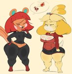 Rating: q
ID: 3077431
Date: 2021-12-17 21:41:41 -0500
Status: active
Score: 108
animal_crossing anthro athletic_wear big_breasts bodily_fluids bottomwear bragging breast_size_difference breasts buckteeth canid canine canis cleavage cleavage_cutout clothed clothing cutout digital_media_(artwork) domestic_dog duo eyebrows eyes_closed eyewear female glasses hair half-closed_eyes hazel_(animal_crossing) hi_res hoodie isabelle_(animal_crossing) mammal midriff narrowed_eyes navel nintendo open_mouth orange_body pants purple_yoshi_draws red_hair rodent sciurid shih_tzu shorts small_breasts speech_bubble sweat sweatpants sweatshirt teeth thick_calves thick_thighs topwear toy_dog tree_squirrel underbutt unibrow wide_hips yellow_body post #3077431