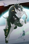 Rating: e
ID: 3421546
Date: 2022-07-01 06:12:38 -0400
Status: active
Score: 172
4_toes 5_fingers abs accessory anthro anthro_on_anthro anthro_penetrated anthro_penetrating anthro_penetrating_anthro anubian_jackal areola black_body black_fur bodily_fluids bra breasts butt canid canine canis clothing duo ear_piercing ear_ring feet female female_penetrated fingers floating from_front_position fur furgonomics genitals gold_(metal) gold_jewelry hi_res holding_hips humanoid_genitalia humanoid_penis jackal jewelry jibade kraaisha lying male male/female male_penetrating male_penetrating_female mammal markings missionary_position muscular muscular_female muscular_male nipples nude on_back panties pecs pecs_with_breasts penetration penis piercing planet plantigrade pussy ring ring_(jewelry) ring_piercing sex smile smirk space spacecraft tail tail_accessory tail_jewelry tail_ring toes underwear vaginal vaginal_penetration vehicle white_body white_fur wolf zero_gravity post #3421546