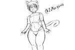 3:2 anthro felid feline female flat_chested guide_lines humanoid looking_at_viewer mammal simple_background smile solo white_background zattaryuwu