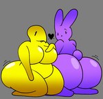 Rating: q
ID: 5542223
Date: 2025-05-01 16:52:38 -0400
Status: active
Score: 10
2025 anthro avian big_breasts big_butt bird black_heart breasts butt chicken duo easter eyelashes featureless_breasts female food food_creature galliform gallus_(genus) glistening glistening_breasts glistening_butt grey_background heart_symbol hi_res holidays huge_butt kneeling lagomorph leporid lucaslora mammal nude nude_anthro nude_female peeps phasianid purple_body rabbit scut_tail seiza short_tail simple_background sitting tail thick_thighs yellow_body post #5542223
