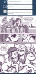 after_sex amira_(mlp) ask_blog comic crown dialogue english_text equid equine female female/female feral friendship_is_magic haakim_(mlp) hair hasbro headgear hi_res horn john_joseco long_hair male mammal monochrome my_little_pony mythological_creature mythological_equine mythology princess_celestia_(mlp) quadruped saddle_arabian_(mlp) tail text tumblr user_avatar winged_unicorn wings