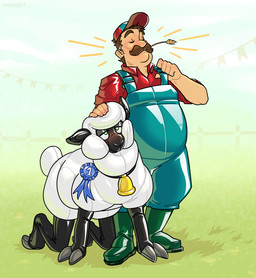 Rating: q
ID: 5244196
Date: 2024-12-15 11:14:55 -0500
Status: active
Score: 25
2024 all_fours ambiguous_gender anthro barnaby_(overzen) bell bell_collar biped blue_clothing blue_overalls blue_ribbon blush boots bovid brown_facial_hair brown_hair brown_mustache caprine clothed clothing collar digital_media_(artwork) duo eyes_closed facial_hair first_place footwear green_boots green_clothing green_eyes green_footwear hair half-closed_eyes hat headgear headwear hi_res human latex latex_boots latex_clothing latex_creature latex_footwear latex_hat latex_overalls latex_shirt latex_topwear living_latex male mammal mustache narrowed_eyes nennsen overalls overzen_(characters) proud red_clothing red_shirt red_topwear ribbons sheep sheep_costume shirt shoes slightly_chubby slightly_chubby_male standing topwear post #5244196