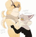 Rating: e
ID: 5036023
Date: 2024-09-07 18:44:51 -0400
Status: active
Score: 220
anthro bulge bulge_sniffing canid canine clothing crotch_sniffing duo female fox gynomorph gynomorph/female hi_res intersex intersex/female magna_(puppkittyfan1) mammal maned_wolf musk musk_clouds scentplay slightly_chubby slightly_chubby_gynomorph slightly_chubby_intersex sniffing sniffing_clothes tail tail_motion tailwag tammy_(puppkittyfan1) text trans_(lore) trans_woman_(lore) underwear underwear_sniffing wolfertinger post #5036023