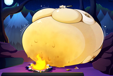 Rating: q
ID: 4879587
Date: 2024-06-26 11:29:01 -0400
Status: active
Score: 34
2024 ailurid ambiguous_gender anthro belly big_belly body_inflation campfire candy chocolate colored cooking_with_furs dessert digital_media_(artwork) english_text food food_creature food_transformation frootz graham_cracker heat_(temperature) hi_res hyper hyper_inflation immobile inflation living_candy mammal marshmallow melting moon motion_lines nude outside plant red_panda s'more solo spherical_inflation text transformation tree white_body worried post #4879587