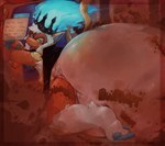 Rating: e
ID: 5328842
Date: 2025-01-25 00:08:54 -0500
Status: active
Score: 114
anonymous_artist anthro bodily_noises chair crown dialogue dialogue_box diaper diaper_change_request excessive_feces fart fart_cloud feces fire furniture generation_4_pokemon haplorhine headgear hi_res hyper hyper_feces hyper_soiling infernape king king_chance looking_at_viewer looking_back looking_back_at_viewer lying male mammal monkey nintendo on_front onomatopoeia open_mouth open_smile pokemon pokemon_(species) pooping primate royalty smile soiled_diaper soiling soiling_diaper solo sound_effects talking_to_viewer text throne tongue tongue_out unclean_diaper used_diaper yellow_sclera post #5328842