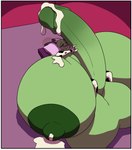 absurd_res alien alien_humanoid balls big_balls big_breasts big_penis bodily_fluids border breasts clock-face comic cornchip21 crossgender cum earless excessive_genital_fluids ftg_crossgender fti_crossgender genital_fluids genitals gynomorph hi_res huge_balls huge_breasts huge_penis humanoid hyper hyper_balls hyper_breasts hyper_genitalia hyper_penis intersex invader_zim irken lactating nickelodeon penis solo tak_(invader_zim) third-party_edit white_border