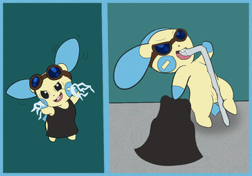 Rating: e
ID: 5472390
Date: 2025-04-01 01:23:42 -0400
Status: active
Score: 12
anoelotl apron apron_only big_ears blue_body blue_electricity blue_fur buckteeth clothing confident confident_female digital_drawing_(artwork) digital_media_(artwork) ears_back electricity electricity_manipulation elemental_manipulation eyewear eyewear_on_head female fur generation_3_pokemon genitals goggles goggles_on_head looking_at_viewer mechanic minun mostly_nude nintendo nude object_between_legs object_in_mouth object_in_pussy open_mouth open_smile pivoted_ears pokemon pokemon_(species) pole_between_legs pole_masturbation posing_nude simple_background smile solo tail teeth tire_iron tongue tongue_out undressing veleda_(soundlesssteelblue) vulva yellow_body yellow_fur post #5472390