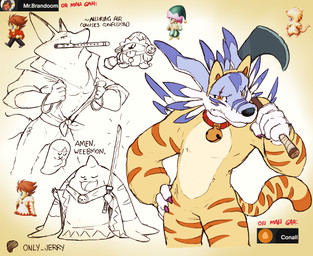 Rating: s
ID: 5405797
Date: 2025-03-01 18:25:59 -0500
Status: active
Score: 55
ambiguous_gender anthro axe bandai_namco berserker_(final_fantasy) canid canine clothed clothing collar dahecksajerry dancer_(final_fantasy) digimon digimon_(species) eyes_closed fake_ears final_fantasy flute fox fur garurumon hand_on_hip hi_res holding_axe holding_object katana mage_(final_fantasy) male mammal melee_weapon mouth_hold musical_instrument open_mouth pose red_collar square_enix sword teeth terriermon tongue weapon white_mage_(final_fantasy) wind_instrument woodwind_instrument post #5405797