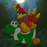 Rating: s
ID: 5552664
Date: 2025-05-06 09:53:49 -0400
Status: active
Score: 7
1:1 2025 avian banjo-kazooie bird breegull crossover digital_media_(artwork) dinosaur duo eyelashes feathers feet female feral forest forest_background grass green_eyes green_yoshi happy hatchlingbyheart hi_res kazooie light looking_at_viewer lying male male/female mario_bros moon moonlight nature nature_background night nintendo on_front outside perching plant prehistoric_species rareware red_body red_feathers reptile scalie tail tail_feathers talons toes tree yoshi yoshi_(character) post #5552664