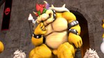 16:9 angry anthro bowser chair cobaltapple cross-popping_vein digital_media_(artwork) eyewear furniture goomba group hi_res horn human kabalmystic_(artist) koopa lakitu lakitu's_cloud male mammal mario_bros musclegut muscular nintendo princess_peach reptile scalie shell sitting spikes steam_from_nostrils throne widescreen