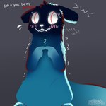 Rating: s
ID: 5181481
Date: 2024-11-14 10:03:01 -0500
Status: active
Score: 381
1:1 >w< ambiguous_gender asking asking_viewer blep blue_body blue_fur blush blush_lines bodily_fluids dialogue embarrassed english_text feral fingers fur grey_background hi_res index_to_index inv_(rain_world) inviting looking_aside looking_at_viewer multicolored_body multicolored_fur rain_world red_eyes resachii shaking shy simple_background slugcat solo standing talking_to_viewer text tongue tongue_out trembling videocult post #5181481