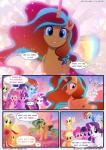 2018 absurd_res applejack_(mlp) chilllum chimera comic dialogue digital_media_(artwork) discord_(mlp) draconequus english_text equid equine female fluttershy_(mlp) friendship_is_magic hasbro hi_res horn horse light262 mammal mane_six_(mlp) my_little_pony mythological_creature mythological_equine mythology pegasus pinkie_pie_(mlp) pony princess_tempora rainbow_dash_(mlp) rarity_(mlp) shaded speech_bubble text twilight_sparkle_(mlp) unicorn winged_unicorn wings