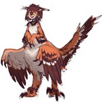 arm_feathers avian avian_taur bird bird_taur chimera claws color_fox dinosaur dromaeosaurid european_mythology feathered_dinosaur feathered_scalie feathers female feral greek_mythology harpy hi_res looking_at_viewer mythological_avian mythological_creature mythology open_mouth orange_body orange_feathers prehistoric_species pupils red_body red_feathers reptile scalie sharp_teeth sickle_claw simple_background slit_pupils solo tail tail_feathers taur teeth theropod toe_claws white_background white_body white_feathers winged_arms wings yellow_eyes