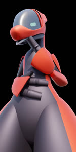 Rating: q
ID: 5214015
Date: 2024-11-30 05:16:34 -0500
Status: active
Score: 62
1:2 2024 3_fingers 3d_(artwork) 3d_animation ada.tv ambiguous_gender android animated anthro bedroom_eyes belly_rub bevy_(ada.tv) black_background black_body black_skin blender_(artwork) blender_cycles cc0 creative_commons digital_media_(artwork) featureless_crotch fingers gesture green_eyes grey_tongue hand_gesture hi_res low-angle_view machine multicolored_body narrowed_eyes naughty_face no_sound nonbinary_(lore) nude pointing pointing_at_self public_domain red_body red_skin robot screen screen_face seductive short_playtime shoulder_pads simple_background solo synth_(vader-san) tongue tongue_out two_tone_body webm post #5214015