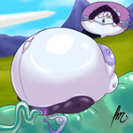 1:1 air_inflation animated anthro belly belly_expansion big_belly big_breasts braixen breasts duo expansion female generation_5_pokemon generation_6_pokemon genitals herobotanist hi_res huge_belly huge_breasts hybrid hyper hyper_inflation inflation litwick litxen navel nintendo no_sound outie_navel pinkmilkcookie pokemon pokemon_(species) pussy sex short_playtime tentacles webm willow_(herobotanist)