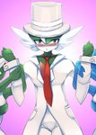 Rating: s
ID: 2389884
Date: 2020-08-29 17:08:55 -0400
Status: active
Score: 38
arm_blade arm_grab ashraely blue_body blush brown_eyes button_(fastener) chest_spike clothing digital_media_(artwork) elbow_blade eyebrows female fighting_over_boy gallade gardevoir generation_3_pokemon generation_4_pokemon grabbing gradient_background green_body group hat headgear headwear hi_res looking_at_viewer male necktie nintendo not_furry pockets pokemon pokemon_(species) shaded shiny_pokemon simple_background sir_gallade solo_focus spikes spikes_(anatomy) suit top_hat trio white_clothing post #2389884