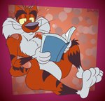 Rating: s
ID: 5349372
Date: 2025-02-03 16:20:50 -0500
Status: active
Score: 2
2025 3_toes 4_fingers abstract_background adventures_from_the_book_of_virtues alternate_version_at_paywall anthro arched_soles arm_tuft belly black_eyebrows black_nose black_stripes bobcat book brown_eyes cheek_tuft chest_tuft chin_tuft colored curvy_figure digital_drawing_(artwork) digital_media_(artwork) dotted_background elbow_tuft eyebrows facial_tuft feet felid feline fingers flat_colors fur gavanzude gloves_(marking) half-closed_eyes head_tuft hi_res holding_book holding_object humanoid_feet humanoid_heel knee_tuft knee_up leg_markings leg_tuft lynx male mammal markings multicolored_body multicolored_fur narrowed_eyes orange_body orange_fur pattern_background pbs pecs pinup plantigrade pose reading reading_book scut_tail short_tail shoulder_tuft signature simple_background sitting smile socks_(marking) socrates_the_bobcat soles solo striped_body striped_fur striped_markings striped_tail stripes tail tail_markings thick_eyebrows toes tuft two_tone_body two_tone_fur whiskers white_belly white_body white_chest white_feet white_fur white_hands wide_hips yellow_sclera post #5349372
