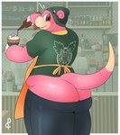 Rating: q
ID: 4445366
Date: 2023-11-30 16:42:58 -0500
Status: active
Score: 30
absurd_res accessory ambiguous_gender ampersand_ad anthro apron barista beverage big_butt bottomwear butt butt_cleavage clothed clothing coffee container cup curvy_figure digital_media_(artwork) genderfluid_pride_colors generation_1_pokemon hi_res holding_object huge_butt lgbt_pride looking_at_viewer looking_back multicolored_accessory nintendo nonbinary_(lore) pants photo_background photography_(artwork) pin_accessory pin_button pink_body pokemon pokemon_(species) pride_color_accessory pride_colors pride_pin shirt simple_background slightly_chubby slowbro smile solo t-shirt tail thick_thighs tongue topwear wardrobe_malfunction wide_hips post #4445366