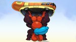 16:9 amphibian anthro balls belly big_balls big_belly big_pecs big_penis blue_eyes blue_penis borisalien car erection genitals hi_res holding_object huge_balls huge_pecs huge_penis hyper hyper_balls hyper_genitalia hyper_penis knot male multicolored_body musclegut muscular muscular_anthro muscular_arms muscular_male muscular_thighs nude oscar_mayer pecs penis salamander solo two_tone_body vehicle widescreen wienermobile