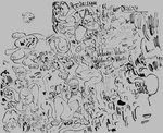 2024 annoyed anthro balls bell bell_collar big_balls big_butt big_penis butt close-up collar digital_drawing_(artwork) digital_media_(artwork) domestic_cat electronics english_text eyes_closed fangs felid feline felis front_view fur genitals grey_background hair half-closed_eyes happy hi_res huge_balls huge_penis hyper hyper_genitalia hyper_penis lying male mammal monochrome narrowed_eyes on_side penis profanity sharp_teeth simple_background sitting sketch smile solo sushi_(sushiamazing) sushiamazing tail teeth text thick_thighs