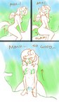 anthro bodily_fluids breasts comic cum cum_on_breasts cum_on_face duo equid equine female genital_fluids hasbro hi_res hooves kumakum male male/female mammal my_little_pony plant serenity_(whitefeather0) solo text unguligrade vaginal vaginal_fluids