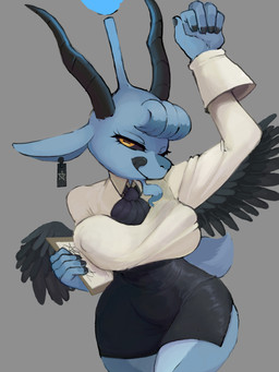 Rating: q
ID: 5124665
Date: 2024-10-18 22:50:50 -0400
Status: active
Score: 42
3:4 anthro back_wings baphomet_(deity) beard big_breasts bottomwear bovid breasts caprine caprine_demon clipboard clothed clothed_female clothing deity demon digital_media_(artwork) digital_painting_(artwork) ear_piercing ear_tag facial_hair feathered_wings feathers female fur goat goat_demon goatee hair hi_res horn looking_at_viewer mammal occult_symbol office_clothing office_lady painting_(artwork) pentagram piercing shirt simple_background skirt smile snout solo symbol tail tongue tongue_out topwear torch watermystic277 wings post #5124665