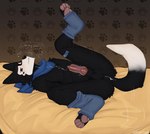 Rating: e
ID: 5535206
Date: 2025-04-27 23:05:20 -0400
Status: active
Score: 43
absurd_res after_anal after_sex afterglow animal_genitalia animal_penis anthro anus balls band-aid band-aid_on_leg bandage bedding black_body black_fur blush bodily_fluids breath butt canid canine canine_genitalia canine_penis canis cerberussenn clothing cum cum_in_ass cum_inside cum_on_chest cum_on_clothing cum_on_neck dipstick_tail footprint footwear fur genital_fluids genitals heart_symbol hi_res kerchief knot legs_up lidded_eyes lucky_sweeto_(cerberussenn) male mammal markings mole_(marking) neckerchief neckwear panting pawpads pawprint penis pie_cut_eyes precum precum_bead presenting presenting_anus presenting_hindquarters presenting_penis raised_leg sheath solo sweat tail tail_markings tail_motion tailwag tears tears_of_pleasure tremble_spikes white_body white_fur wolf post #5535206