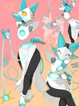 Rating: s
ID: 2933020
Date: 2021-09-18 11:42:47 -0400
Status: active
Score: 475
2021 4_fingers ^_^ absurd_res anthro biped black_body black_clothing black_legwear blue_body blue_ears blue_fur blue_hair blue_tail blush blush_stickers bottomwear clothed clothing core darkner deltarune digital_media_(artwork) empty_eyes eyelashes eyes_closed felid feline female feral fingers floating_hands floating_head footwear front_view full-length_portrait fur glowing gradient_background group hair hi_res holding_object holding_weapon holding_whip kame_3 legwear looking_at_viewer mace machine mammal melee_weapon monotone_hair monotone_tail multicolored_body multicolored_fur multiple_images open_mouth open_smile orange_eyes playful playing portrait robot shoes short_hair simple_background sitting smile solo_focus standing tail tasque tasque_manager two_tone_body two_tone_fur undertale_(series) weapon whip white_body white_bottomwear white_clothing white_fur wide_hips post #2933020