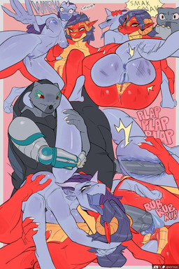 Rating: e
ID: 5388679
Date: 2025-02-21 17:55:05 -0500
Status: active
Score: 130
2:3 absurd_res anthro anus biped bisexual breasts butt dialogue dragon female female/female female_penetrated ffm_threesome genitals group group_sex hi_res lightningwolt lying male male/female male_penetrating mythological_creature mythological_scalie mythology non-mammal_breasts nude on_back penetration penile penile_penetration penis pupils red_body scalie sex speech_bubble spread_legs spreading tail tail_fetish tail_in_vagina tail_insertion tail_play tail_sex text thick_thighs threesome tongue tongue_out trio vaginal vaginal_penetration vulva post #5388679