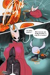 2023 2:3 absurd_res arthropod battle big_breasts big_butt black_body blood bodily_fluids breasts butt cape clothing comic dark_body dark_skin dialogue digital_media_(artwork) english_text female fighting_pose frozenartifice headgear hi_res hollow_knight horn hornet_(hollow_knight) huge_breasts huge_hips huge_thighs infected_(species) insect male mask melee_weapon nipples non-mammal_breasts non-mammal_nipples nude pose size_difference speech_bubble team_cherry text the_infection_(hollow_knight) the_knight_(hollow_knight) thick_thighs unusual_blood unusual_bodily_fluids vessel_(species) weapon wide_hips