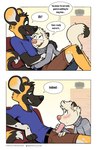 Rating: e
ID: 3583779
Date: 2022-09-23 15:52:37 -0400
Status: active
Score: 508
2_panel_comic 621_(number) absurd_res african_wild_dog anthro anthro_on_anthro black_body black_eyes black_fur black_nose blue_clothing blue_shirt blue_topwear blush bottomwear brown_bottomwear brown_clothing brown_shorts canid canine chair clock clothed clothed_sex clothing comic coshi_(dekuscrub) crotch_tuft cuddling dialogue digital_clock dipstick_ears dipstick_tail duo ear_markings electronics english_text eye_contact fellatio fur furniture genitals grey_clothing grey_sweater grey_topwear head_tuft hi_res humor inside interspecies looking_at_another male male/male male_penetrated male_penetrating male_penetrating_male mammal markings multicolored_body multicolored_ears multicolored_fur mustelid musteline nikraccoom on_chair oral penetration penile penis penis_grab penis_poking_out penis_through_fly pink_nose pink_penis pubes pun sex shirt shorts sitting sitting_on_chair speech_bubble stoat sweater tai'i_(runwolf) tail tail_markings text topwear true_musteline tuft weasel white_body white_fur yellow_body yellow_fur post #3583779