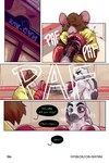 2:3 bastriw boxing_gloves clothing comic dialogue fran_(bastriw) handwear hi_res lagomorph leporid male mammal murid murine muscular muscular_male rabbit rat rodent text url