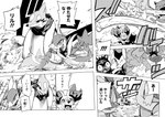 ambiguous_gender anthro bodily_fluids canid cave comic dialogue fangs felid fennekin feral fight floatzel generation_1_pokemon generation_4_pokemon generation_5_pokemon generation_6_pokemon generation_7_pokemon golbat hypno_(pokemon) inside japanese_text lir_(icma) litten makotoo male mammal monochrome nazuna_(icma) nintendo open_mouth pmd:_icma pokemon pokemon_(species) pokemon_mystery_dungeon right_to_left scarf servine smile spike_chunsoft surprise surprised_expression sweat sweatdrop teeth text tongue translated twizel_(icma) x_eyes