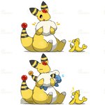 Rating: s
ID: 5595605
Date: 2025-05-24 18:07:48 -0400
Status: active
Score: 71
1:1 2d_animation ambiguous_gender ampharos animated anthro black_markings black_tail blue_body blue_fur blush bovid caprine exclamation_point eyes_closed feral fish fluffy forehead_gem frame_by_frame fur gem generation_2_pokemon generation_9_pokemon group mammal mareep marine markings nintendo open_mouth open_smile pokemon pokemon_(species) short_playtime signature simple_background sitting smile striped_markings striped_tail stripes tail tail_markings tail_motion tatsugiri tatsugiri_(stretchy_form) tontaro trio watermark white_background white_body white_fur wool_(fur) yellow_body yellow_fur yellow_tail post #5595605