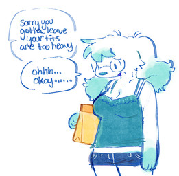 Rating: s
ID: 5728228
Date: 2025-07-23 04:30:04 -0400
Status: active
Score: 17
anthro biped blue_text bottomwear breasts canid canine canis clothing disappointed domestic_dog english_text eyewear female glasses handwritten_text kint mammal midriff nonbinary_(lore) shorts simple_background solo speech_bubble text white_background post #5728228