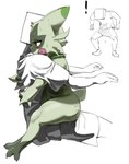 Rating: e
ID: 5566922
Date: 2025-05-12 12:40:14 -0400
Status: active
Score: 65
anthro biped bodily_fluids duo exclamation_point feet felid feline female fingers floragato fur generation_9_pokemon genital_fluids green_body green_fur hi_res humanoid looking_down male mammal multicolored_body nintendo on_lap pink_body pokemon pokemon_(species) pupils red_eyes side_view simple_background sitting sitting_on_lap skeleton265 spread_toes sweat toes vaginal_fluids white_background post #5566922