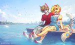 Rating: s
ID: 4872669
Date: 2024-06-23 09:41:38 -0400
Status: active
Score: 105
2023 4_toes ambient_bird anthro arm_support artist_collaboration backward_arm_support barefoot bikini biped black_claws black_eyewear black_glasses blonde_hair blue_clothing blue_markings blue_overalls blue_sky blue_spots blue_stripes bottomwear breasts brown_eyebrows brown_hair claws clothed clothed_anthro clothed_female clothed_male clothing cloud collar countershade_arms countershade_fur countershade_legs countershade_tail countershade_torso countershading day dipstick_ears domestic_cat duo_focus ear_markings ear_piercing ear_ring enreeu eyebrows eyes_closed eyewear feet felid feline felis female female_anthro finger_claws fingers fur fur_markings glasses green_ear_tips green_hair grey_body grey_bottomwear grey_clothing grey_eyebrows grey_fur grey_swimming_trunks grey_swimwear group hair hi_res hindpaw hioshiru inner_ear_fluff iskra leg_markings leopardus long_tail looking_at_another lucian_(shycyborg) male male/female male_anthro mammal markings medium_breasts multicolored_body multicolored_ears multicolored_fur multicolored_hair ocelot open_mouth open_smile orange_hair orange_markings overalls pawpads paws pier piercing pink_inner_ear pink_nose pink_pawpads pink_tongue plantigrade plantigrade_pawpads purple_bikini purple_clothing purple_collar purple_swimwear red_clothing red_shirt red_t-shirt red_topwear ring_piercing shirt short_hair sky smile soles spots spotted_body spotted_fur spotted_markings spotted_tail striped_body striped_fur stripes swimming_trunks swimwear t-shirt tail tail_markings teal_claws teal_tongue teeth text toe_claws toes tongue topwear tuft two-piece_swimsuit url water wearing_glasses white_body white_countershading white_fur white_inner_ear white_inner_ear_fluff white_sclera white_tuft yellow_body yellow_eyes yellow_fur post #4872669
